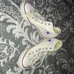 WHITE HIGH TOP WEDGE CONVERSE
